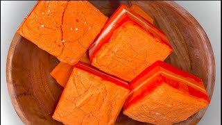 DUSTY amp CRISPY ORANGE DREAMSICLE CRUSH🍊 gym chalk asmr [upl. by Dolorita]