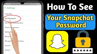 How To See Your Snapchat Password If You Forgot it  How To See Snapchat Password 2024 [upl. by Ayet]