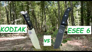 KODIAK vs ESEE 6  Wildsteer  Esee   je clashe un peu [upl. by Ssidnac]