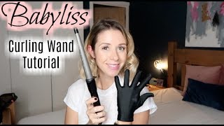 BEACH WAVES TUTORIAL  SHORT HAIR BABYLISS TUTORIAL  HOW TO USE BABYLISS CURLING WAND [upl. by Hylan145]