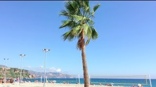 Beaches in Nerja Spain 🇪🇸 [upl. by Albion]