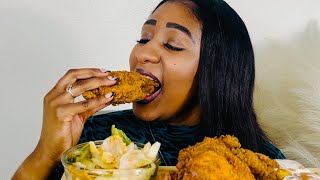 FRIED CHICKEN MUKBANG HARASSMENT 😳🤣 [upl. by Carolina]