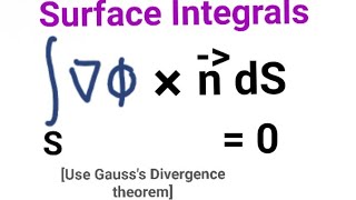 Evaluate Surface Integrals  Gauss Divergence Theorem Problems surfaceintegral vectorcalculus [upl. by Yeldarb631]