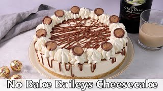 No Bake Baileys Cheesecake Recipe [upl. by Odnuges]