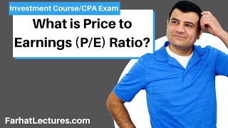 Price to Earnings Ratio Explained PE Ratio Basic for beginners Essentials of investment [upl. by El591]