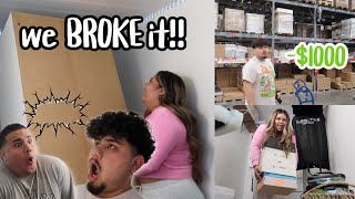 we bought a 1000 closet and we BROKE it 😭 new closet PT 1 [upl. by Hynda]