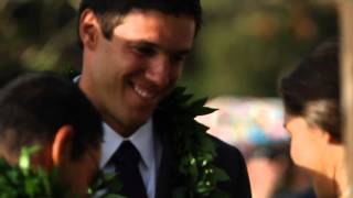 Cord and Natalie Anderson Wedding Hawaii [upl. by Arrahs308]