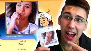 AKINATOR POGADJA BALKANSKE YOUTUBERE SA PAPIRICA [upl. by Hazrit]