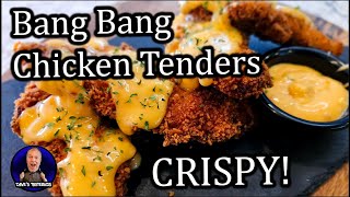 Crispy Bang Bang Chicken TendersPerfect AppetizerDelicious SauceHow to Recipe [upl. by Ycrad151]