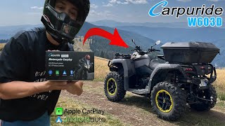 CEA MAI BUNA NAVIGATIE DE ATV  Carpuride W603D WITH DUAL CAMERAS [upl. by Nodnarg]