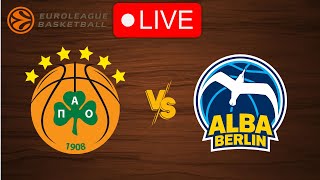 🔴 Live Panathinaikos vs Alba Berlin  EuroLeague 20232024  Live Play by Play Scoreboard [upl. by Sankaran44]