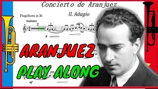 Concierto de Aranjuez  Adagio Trumpet Accompaniment PlayAlong Backing Track PDF SHEET MUSIC [upl. by Danelle]