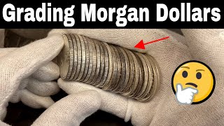 Grading a Roll of Morgan Silver Dollars  Searching for RARE VAMs too [upl. by Baalbeer]