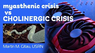 Myasthenic crisis vs Cholinergic NCLEX Review [upl. by Flavian]