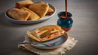 Receta de TAMALES DE RAJAS fácil  RECETAS MEXICANAS [upl. by Nohcim254]