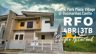 4 Bedrooms Single Attached RFO  Pacific Park Place Dasmarinas Cavite  Chad Ricafort [upl. by Eleinad661]