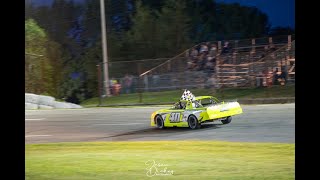 Photo Finish P18 to P1 Wiscasset Speedway With Spotter Audio Shawn McKeage [upl. by Nowahs430]