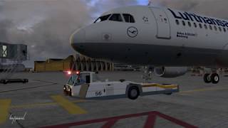 Flightfactor A320 Startupamp Takeoff Frankfurt [upl. by Oys]