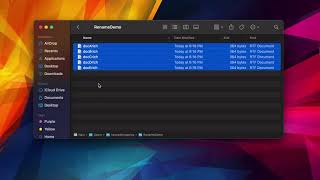 How to RENAME MULTIPLE FILES TOGETHER in mac [upl. by Yrohcaz784]