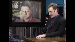 Bill Clinton  Marthas Vineyard 1998 Late Night with Conan O’Brien [upl. by Nehcterg781]