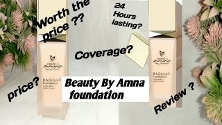 Foundation for Oily Skin BEAUTYFY BY AMNA FOUNDATION MAKEUP 100 HONEST REVIEWSheShine [upl. by Amersham]