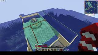 Minecraft Draining an Ocean Monument Create Mod Style [upl. by Ardnaskela204]