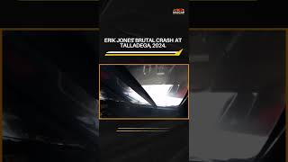 Erik Jones Onboard And Radio During His Scary Crash At Talladega shorts nascar [upl. by Atiuqes]