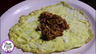 street food  omelette roll easy recipes for dinner [upl. by Ynned]