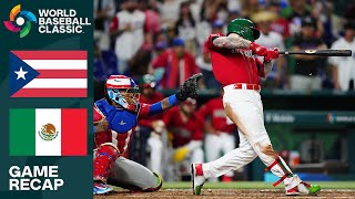 Puerto Rico vs Mexico Game Highlights  2023 World Baseball Classic [upl. by Sharia]