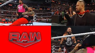 Jey And Jimmy Uso Destroy BloodlineWwe Raw Review [upl. by Borszcz]