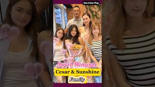 Cesar Montano amp Sunshine Cruz Family Sweet Moments shortsviral trending filipinoactress family [upl. by Lucine]