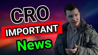 Cryptocom coin Important News  CRO Price prediction Updates CRO News Today [upl. by Leotie]