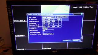 Network Setup on the DVR [upl. by Adamok]