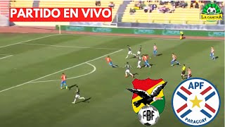 🔴 BOLIVIA VS PARAGUAY  ELIMINATORIAS SUDAMERICANAS EN VIVO  FECHA 12 [upl. by Leonore]