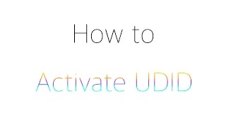 How to activate your iPhone UDID for iOS 9 beta [upl. by Frankhouse]