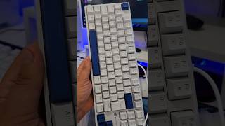 Teclado Mecânico Machenike K500bb87 Brown Abnt Branco Azul machenike k500 teclado gamer [upl. by Briny814]