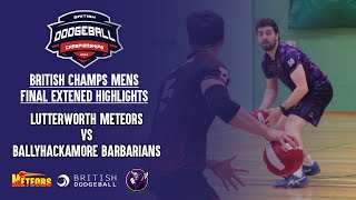 British Champs 2024 Mens Final Highlights  Lutterworth Meteors vs Ballyhackamore Barbarians [upl. by Alba]