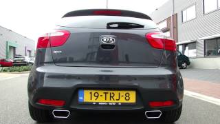 KIA RIO dUPLEX EXHAUST SPORTUITLAAT  UITLAAT  system by Maxi Performance [upl. by Arleta]