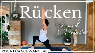 Yoga in der Schwangerschaft  2 und 3 Trimester  35 min  unterer Rücken  Fortgeschrittene [upl. by Waddell]