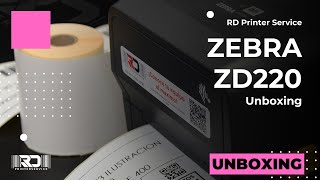 Unboxing Impresora Zebra ZD220 [upl. by Barbara]