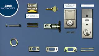 How To Install Your Schlage Sense™ Smart Deadbolt [upl. by Enawtna]