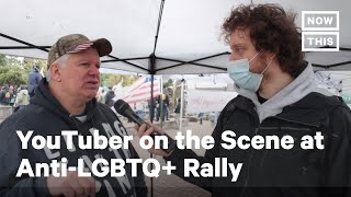 YouTuber Interviews Attendees at AntiLGBTQ Rally in Oregon [upl. by Monahon]