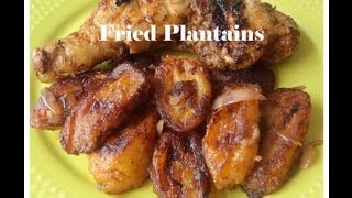 Fried Plantains  African food Recipes [upl. by Dorolisa]