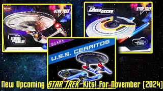 Upcoming STAR TREK Model Kit Releases for NOVEMBER 2024 [upl. by Zerat]