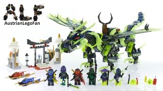 Lego Ninjago 70736 Attack of the Morro Dragon  Lego Speed Build Review [upl. by Yessydo706]