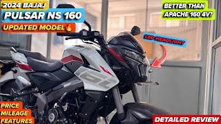 2024 Bajaj Pulsar NS 160 Detailed Review  NS 160 Onroad PriceMileage And Features bajaj ns160 [upl. by Cumings]