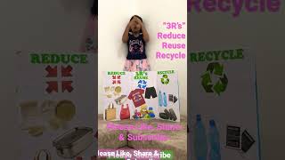 RRR how to make Reduce Reuse Recycle project Poem on RRR school project of RRR [upl. by Banwell]