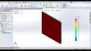 SolidWorks Heat Transfer Isı Transferi [upl. by Nrol]