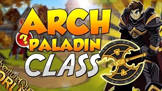 ARCHPALADIN CLASS NEW CLASS How do you get the Class AQW Adventure Quest Worlds [upl. by Anifesoj]