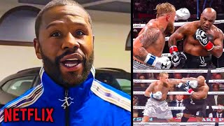 quotIT WAS SCRIPTEDquot Floyd Mayweather FIRST WORDS On Jake Paul VS Mike Tyson Fight [upl. by Goodill]